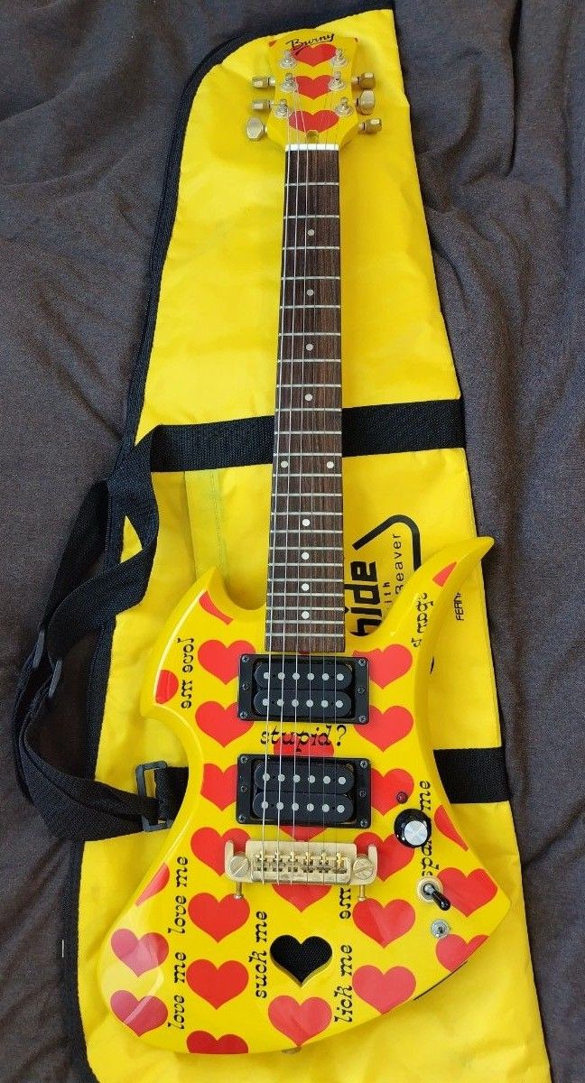 Burny MG-Jr.モッキンバード HIDE イエローハート Burny Yellow Heart Jr. MG-Jr. モッキンバード HIDE イエロー
