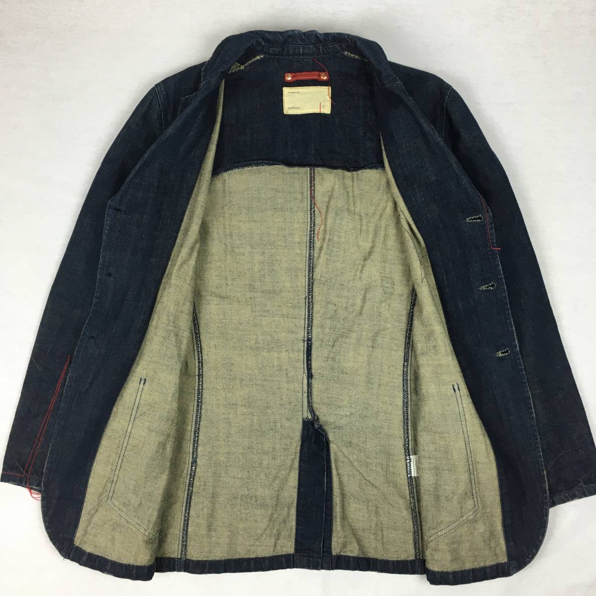 Levi's リーバイス redloop 70803-05 03年 カバーオール ジャケット Lサイズ デニム Gジャン ユーズド加工_画像6