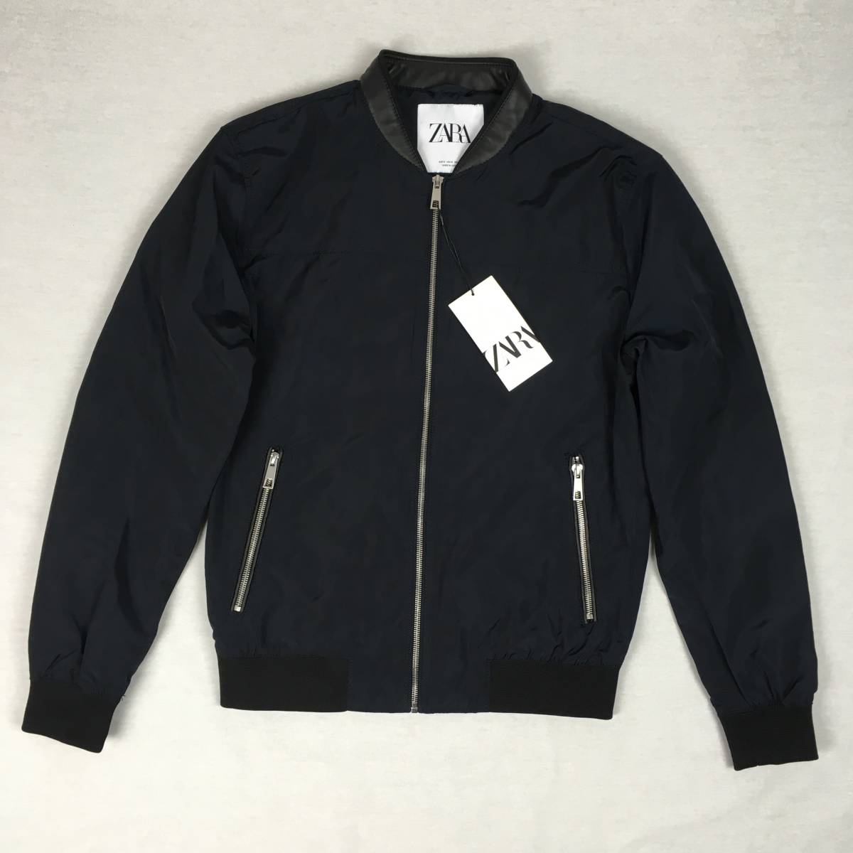 ヤフオク! - 【新品】ZARA ザラ ジップアップ ナイロン ジャケット...