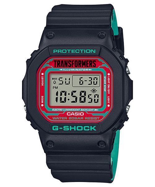 送料無料 カシオ G-SHOCK 腕時計 メンズ トランスフォーマー コラボモデル DW-5600TF19-SET マスターネメシスプライム Gショック_画像2
