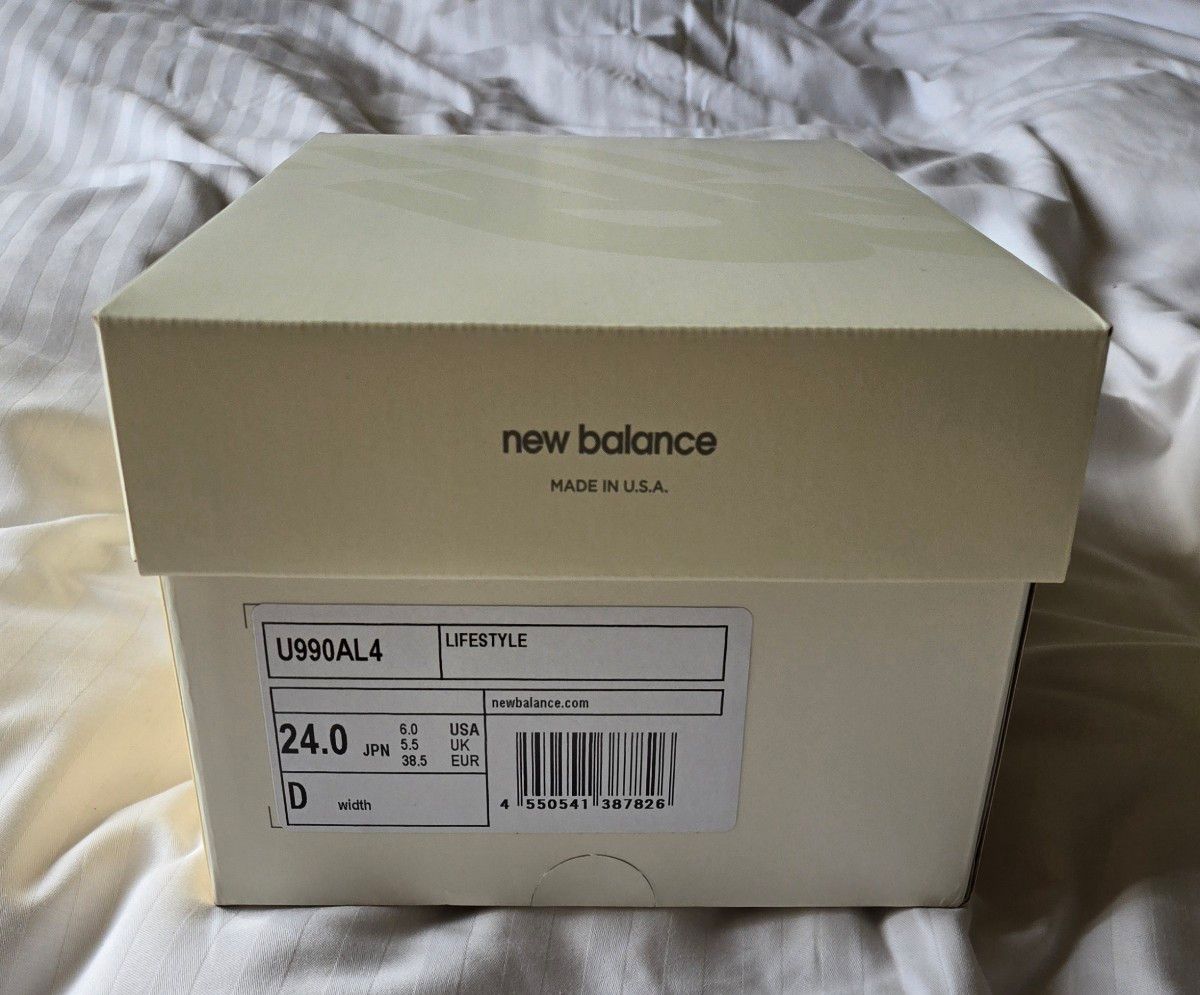 新品未着用 24 0cm AURALEE × New Balance 990V4 新品未着用 24 0cm AURALEE × New Balance 990V4