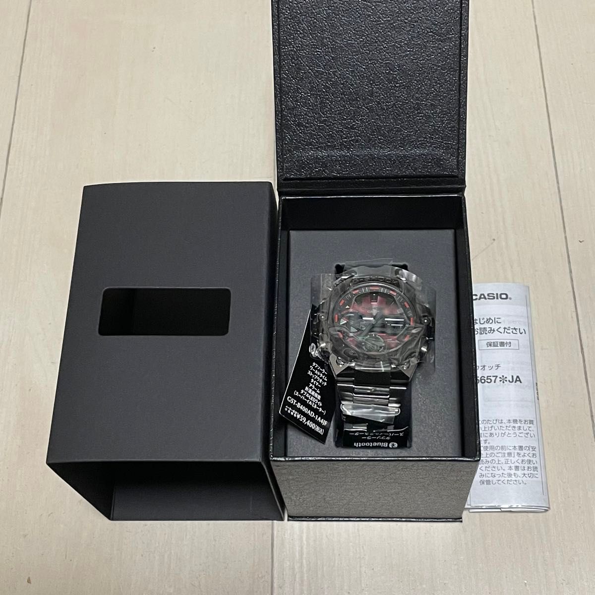 新品未使用 GST-400AD-1A4 G-SHOCK G-STEEL 赤 限定カラー 超 新品未使用 GST-400AD-1A4 G-SHOCK G-STEEL 赤 限定カラー 超