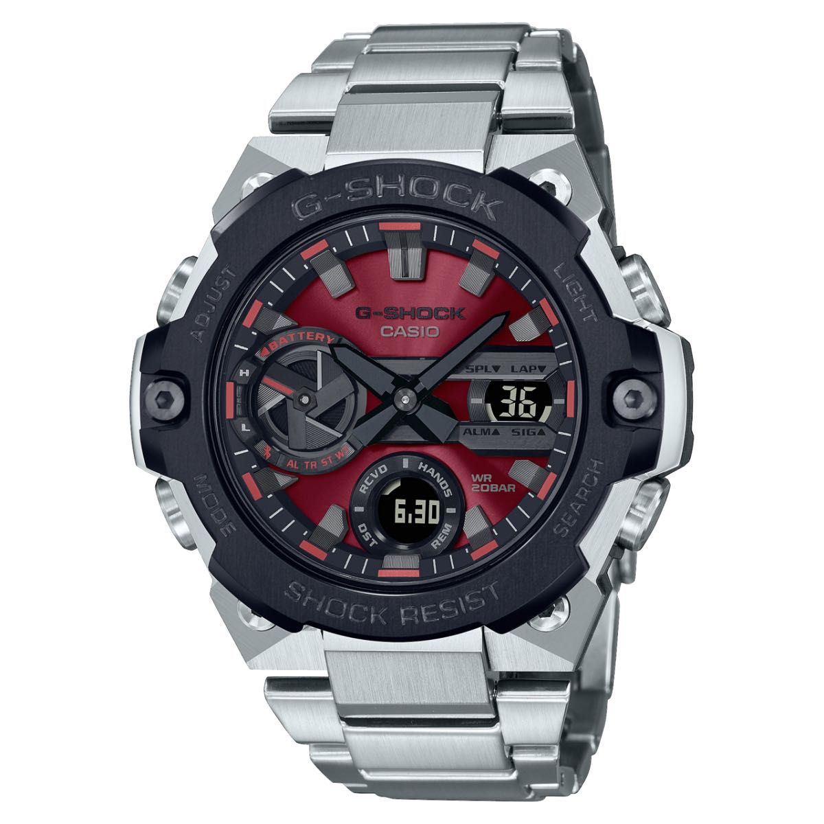 新品未使用 GST-400AD-1A4 G-SHOCK G-STEEL 赤 限定カラー 超 新品未使用 GST-400AD-1A4 G-SHOCK G-STEEL 赤 限定カラー 超