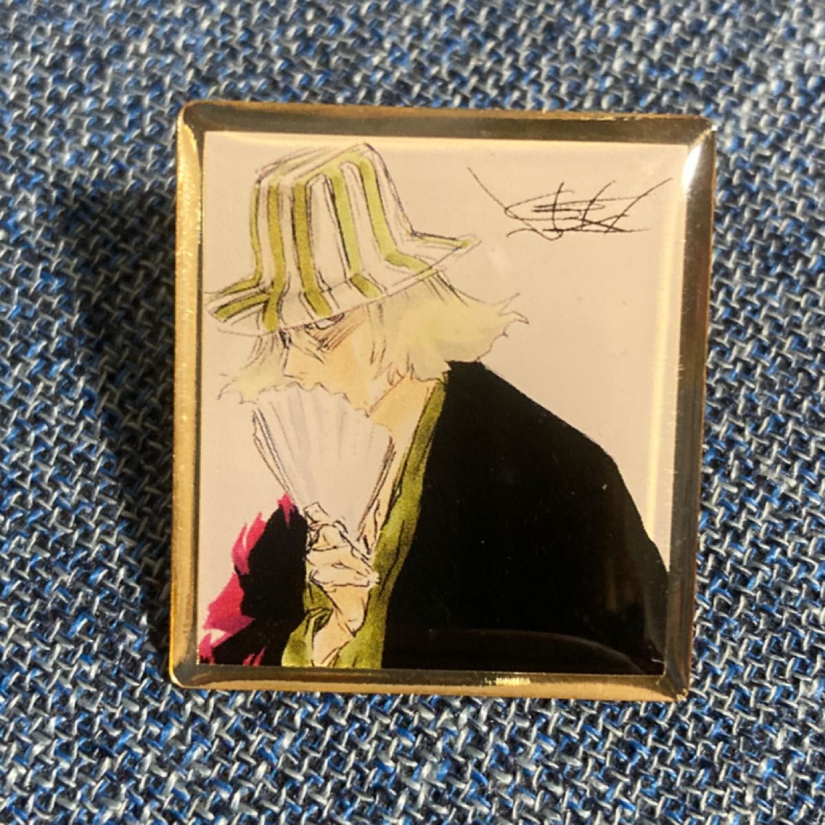 BLEACH 浦原喜助 ピンズ コミックカバーイラスト ピンバッジ ジャンプ展 BLEACH展 ブリーチ 原画展 ガチャ ピンズ 浦原喜助 ピンバッジ