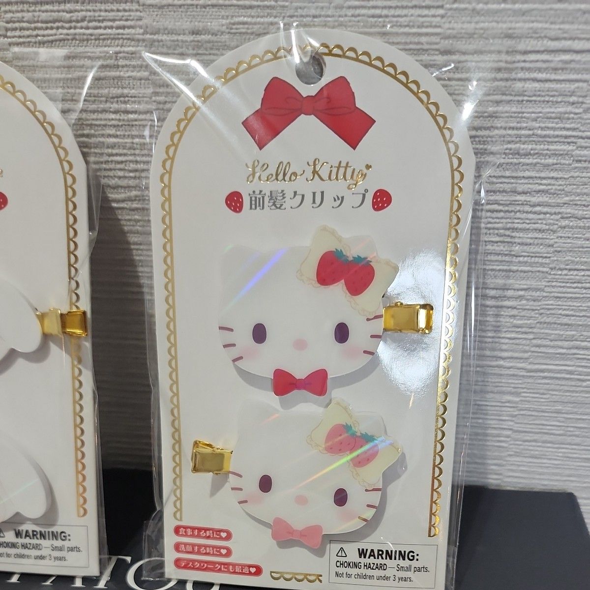 Sanrioサンリオ ハローキティ マイメロ 前髪クリップ2点セット Sanrioサンリオ ハローキティ マイメロ 前髪クリップ2点セット