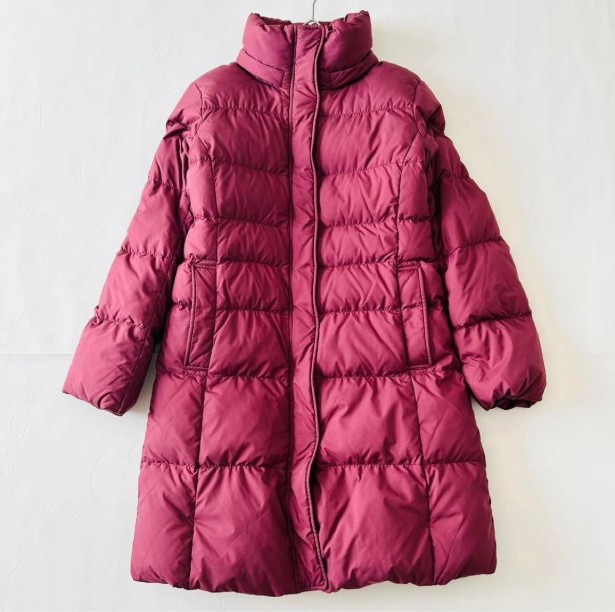 UNIQLO ダウン80% ロングコート バーガンディレッド M ユニクロ UNIQLO ダウン80% ロングコート バーガンディレッド M ユニクロ