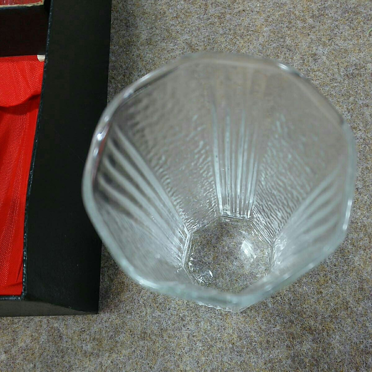 東洋ガラス グラス お皿 スプーン ５客セット 箱付き 未使用品 食器 長期保管_画像3