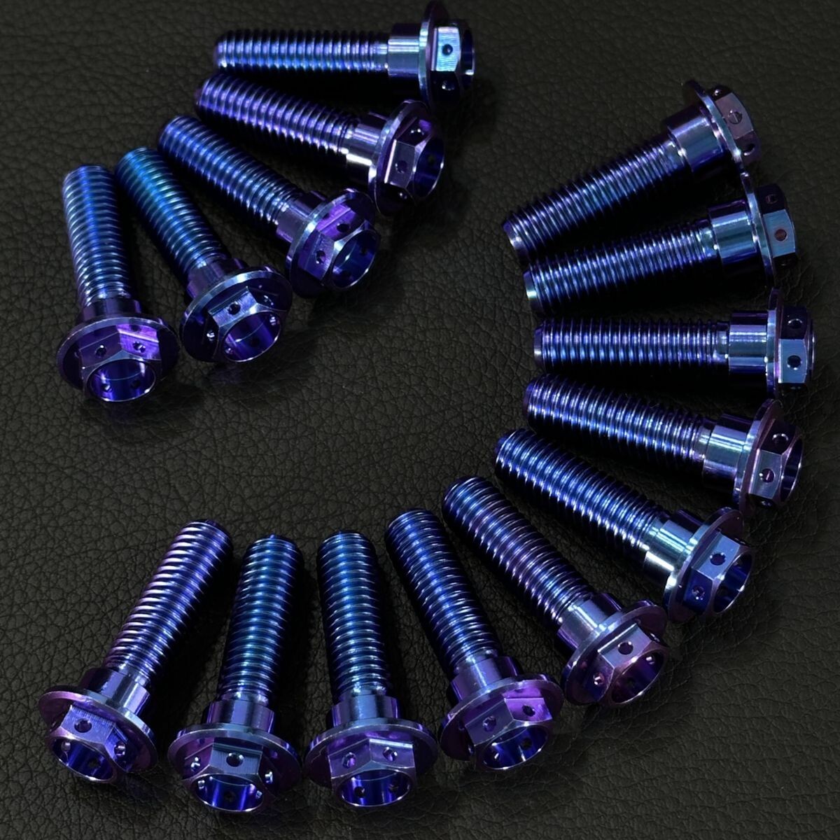 64チタン 14本 カワサキ用 M8×30mm ブレーキディスク ボルト 64チタン 14本 カワサキ用 M8×30mm ブレーキディスク ボルト