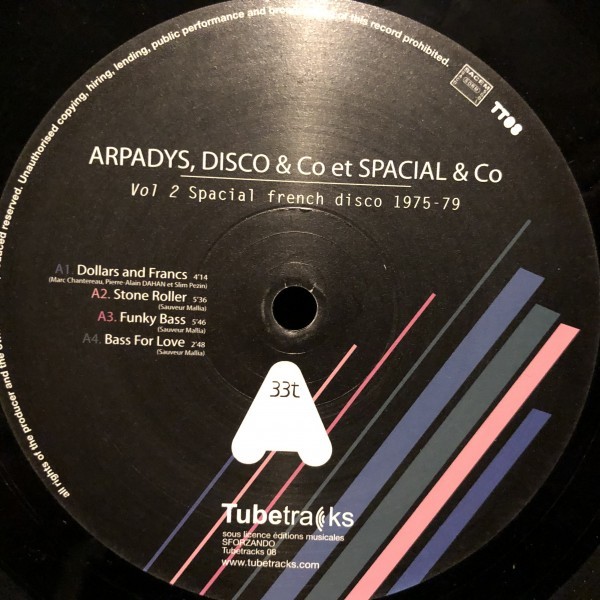 Arpadys , Disco & Co , Spacial & Co / Vol 2 Spacial French Disco 1975-79_画像2