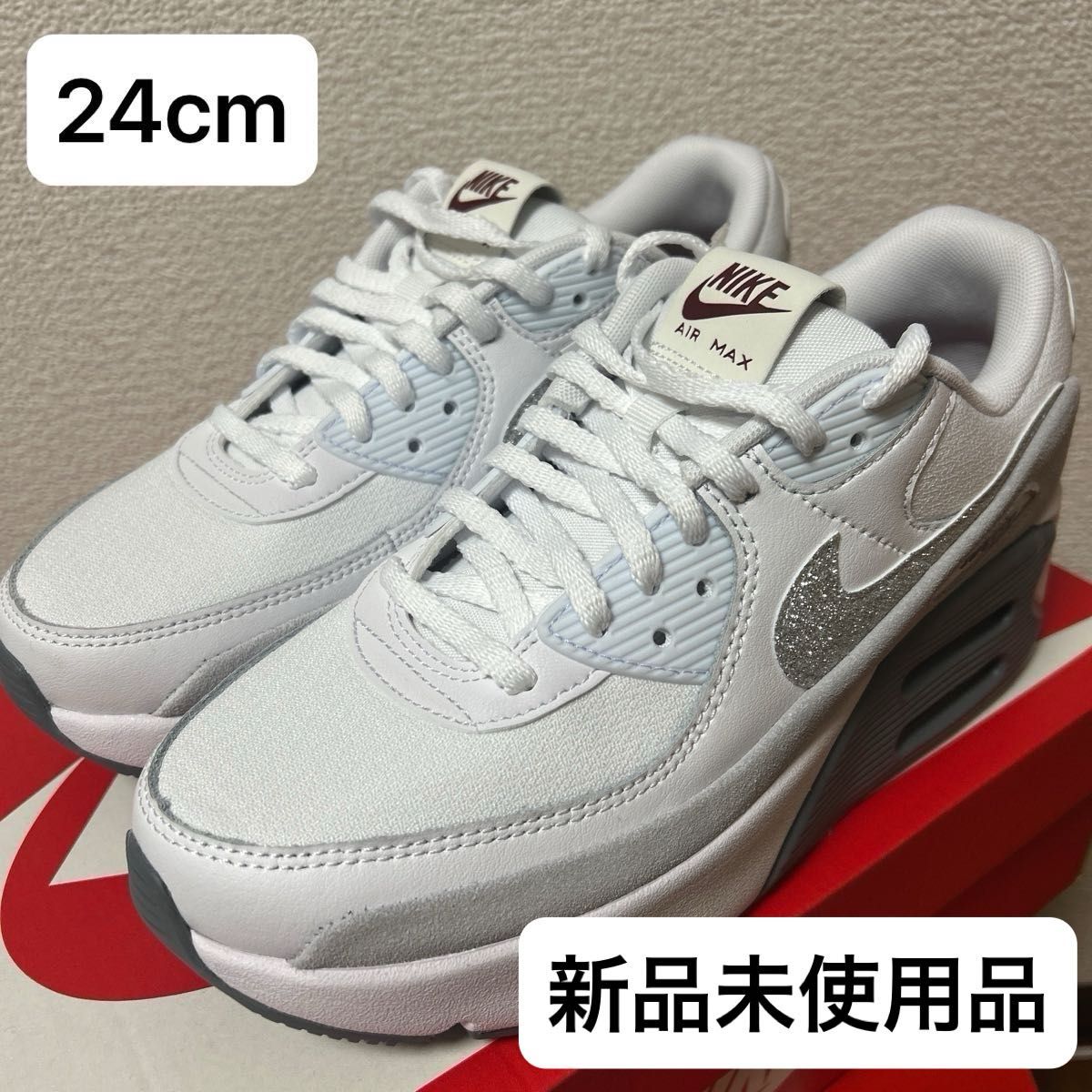 新品未使用品】NIKE エアマックス 90 LV8 WHQ3456-191 24cm 新品未使用品】NIKE エアマックス 90 LV8 WHQ3456-191 24cm