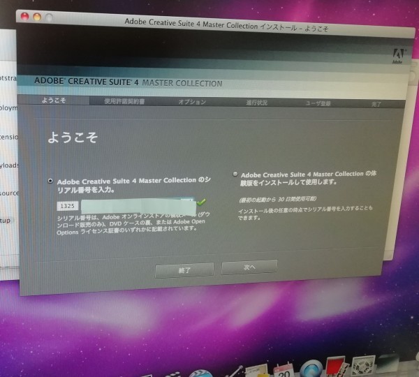 【同梱OK】 Adobe Creative Suite 4 Master Collection 日本語版 for Mac / Photoshop CS4 Extended / Illustrator CS4 / Dreamweaver CS4_画像2
