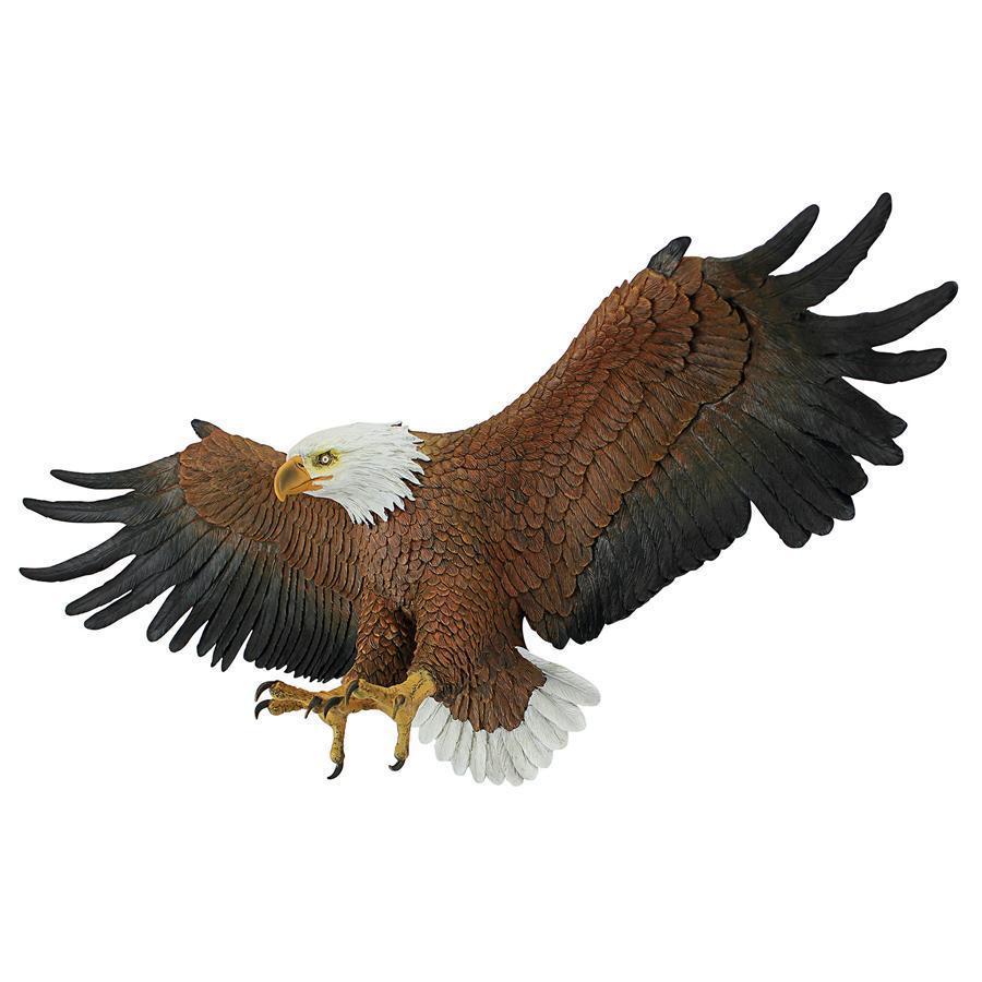 ヤフオク 自由の誇りアメリカンイーグル 白頭鷲 壁彫刻