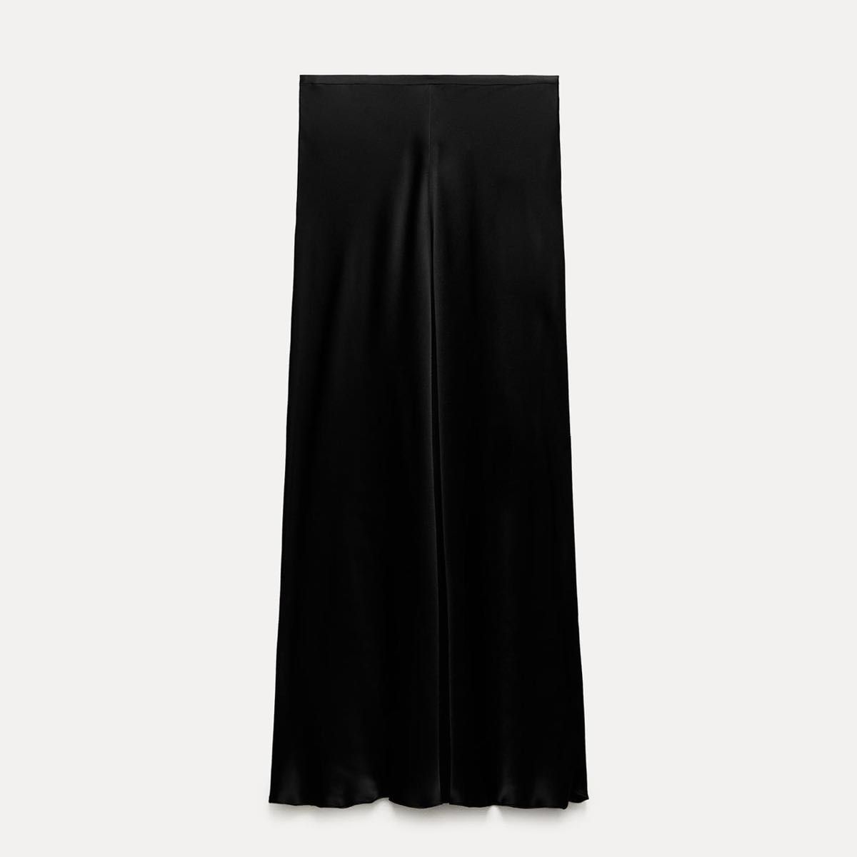 ZARA ハイウエスト ミディスカート サテン M 新品タグ付き ZARA ハイウエスト ミディスカート サテン M 新品タグ付き