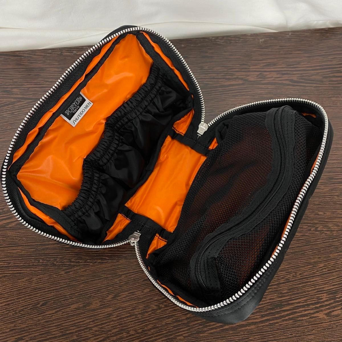 未使用】PORTER 資生堂メン コラボ ポーチ 限定 ブラック 未使用】PORTER 資生堂メン コラボ ポーチ 限定 ブラック
