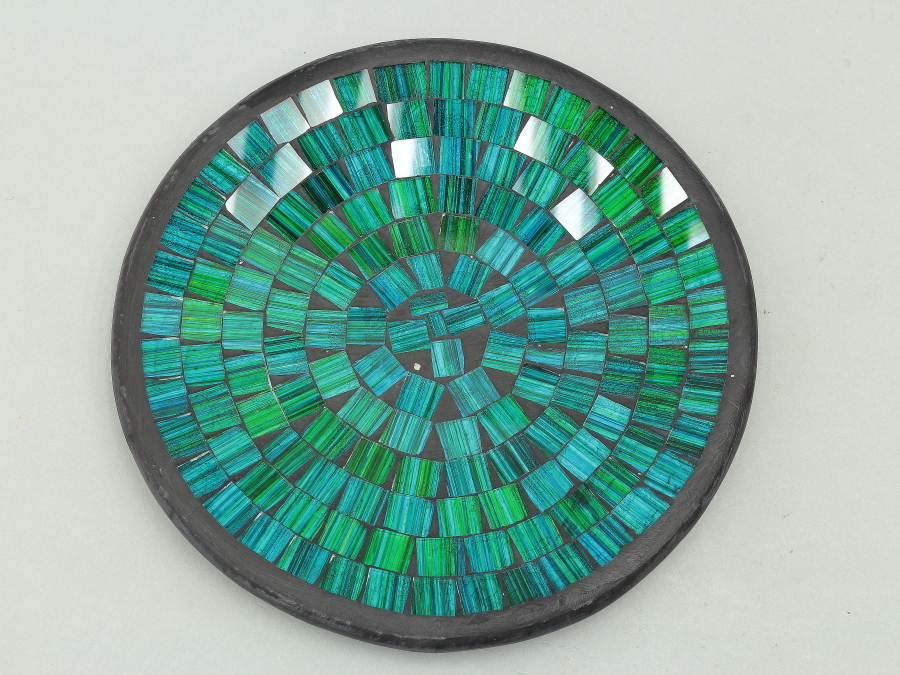 モザイクガラス　トレイ　皿　小物入れ　飾り皿　置物　⑪_画像4