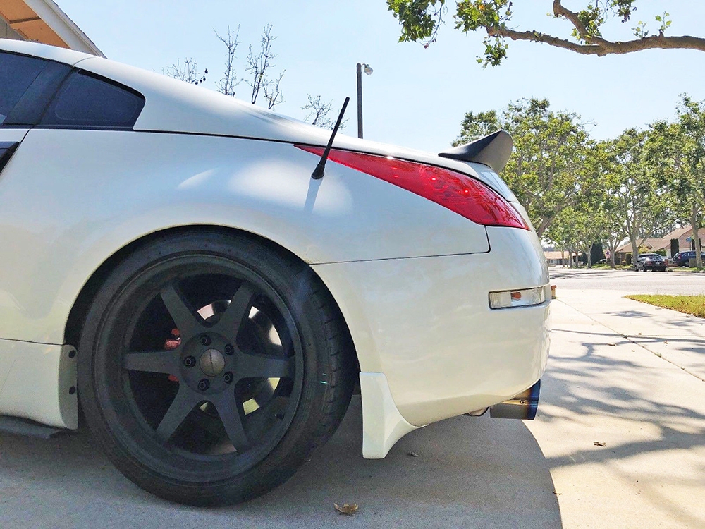  Nissan 350Z Fairlady Z Z Z33 спойлер багажника V фундамент ABS 2003-2008 Roadster 