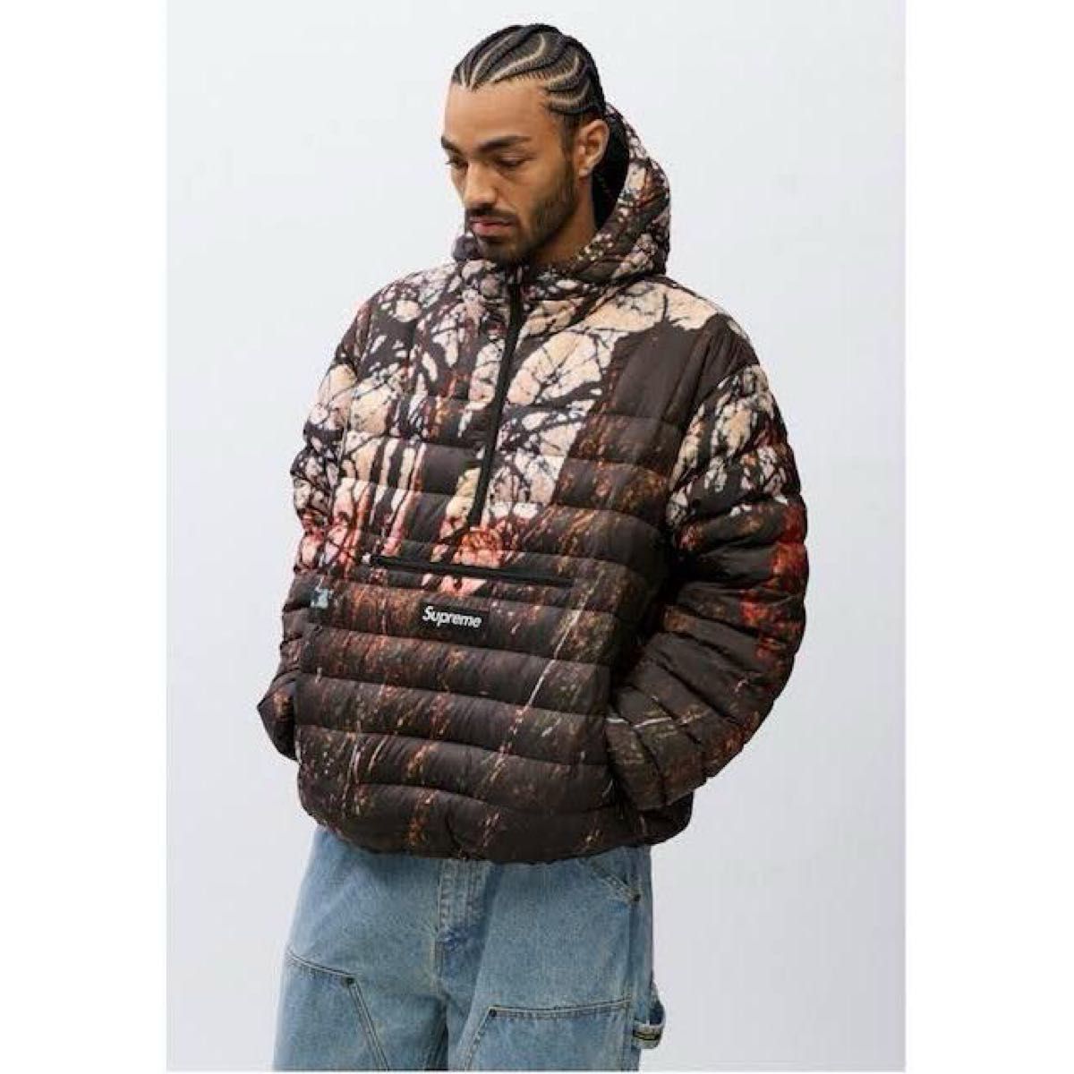 Supreme Micro Down Half Zip Hooded Pullover woods リアル Supreme Micro Down Half Zip Hooded Pullover woods リアル