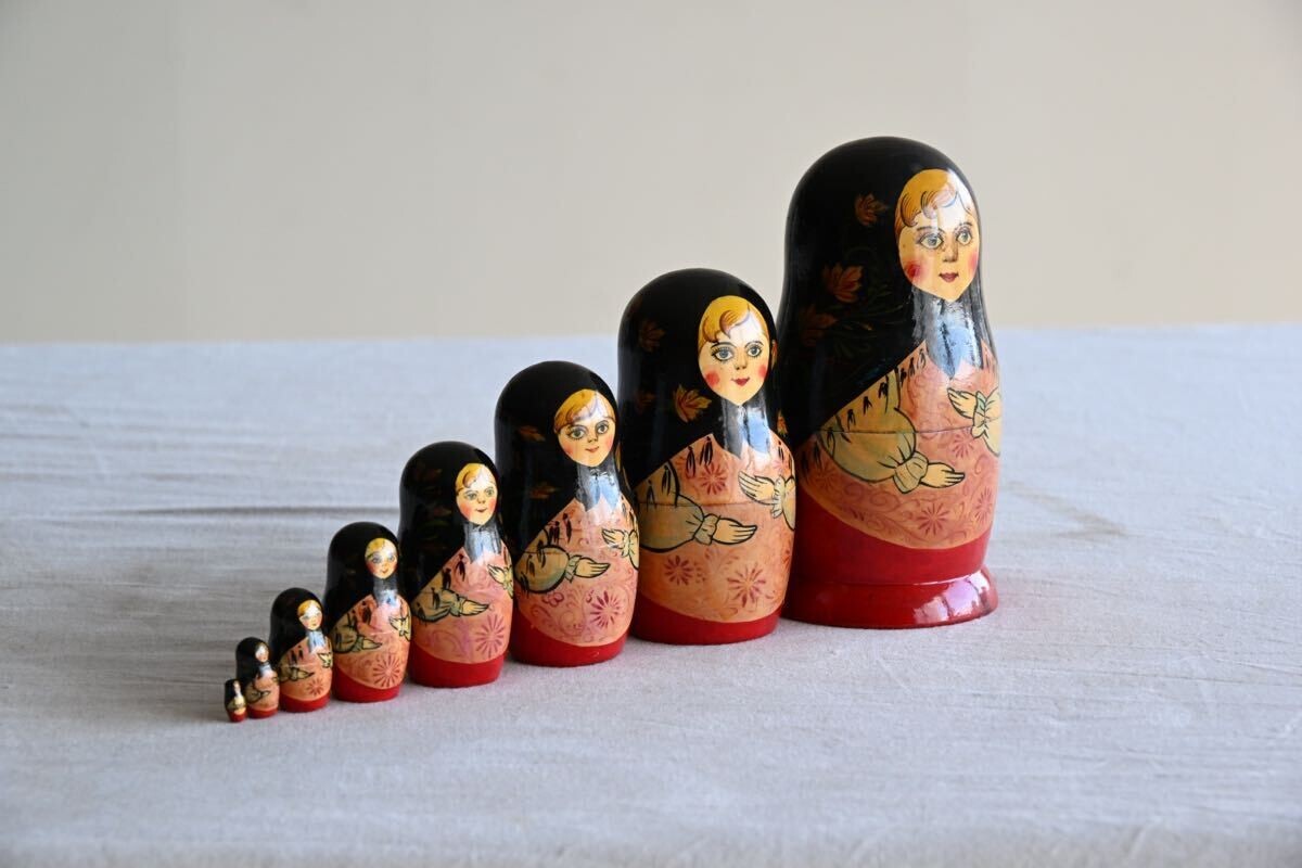 【骨董品】マトリョーシカ 伝統工芸 人形
