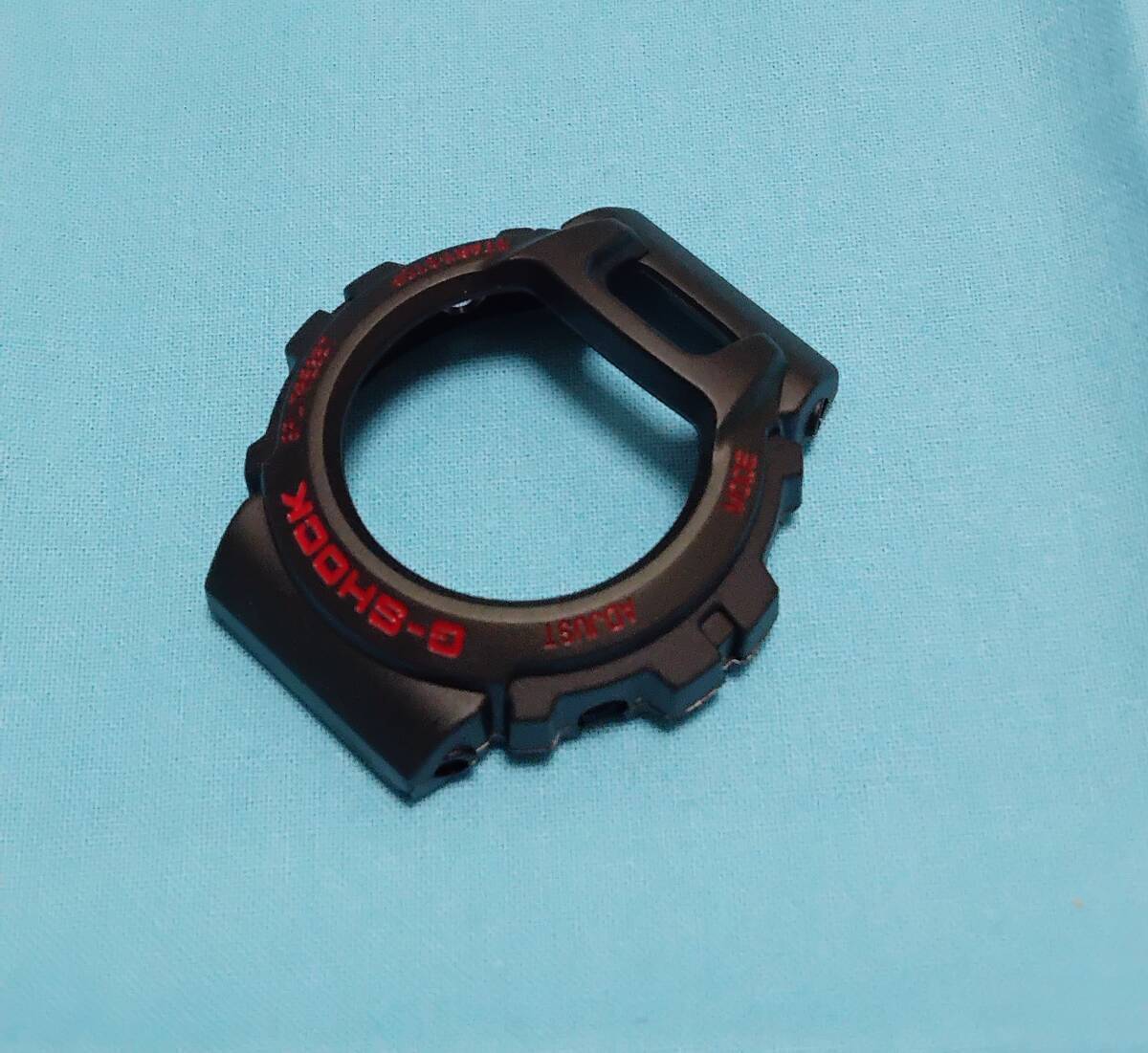 未使用】 G-SHOCK DW-6900 ベゼル ベルト セット 黒 ブラック 赤 未使用】 G-SHOCK DW-6900 ベゼル ベルト セット 黒 ブラック 赤