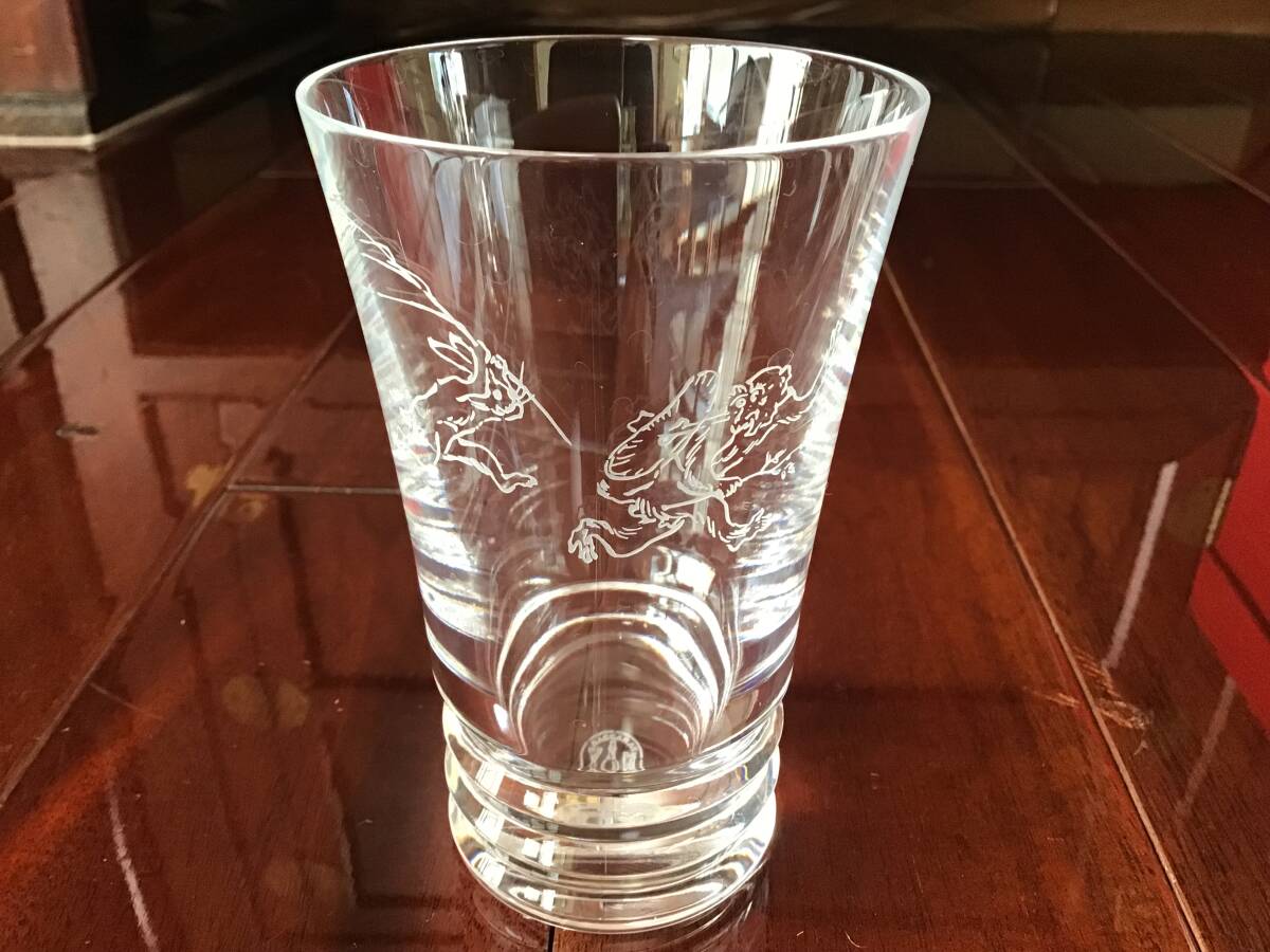 Baccarat バカラ高山寺 鳥獣戯画 グラス5客セット 京都高島屋 Baccarat バカラ高山寺 鳥獣戯画 グラス5客セット 京都高島屋
