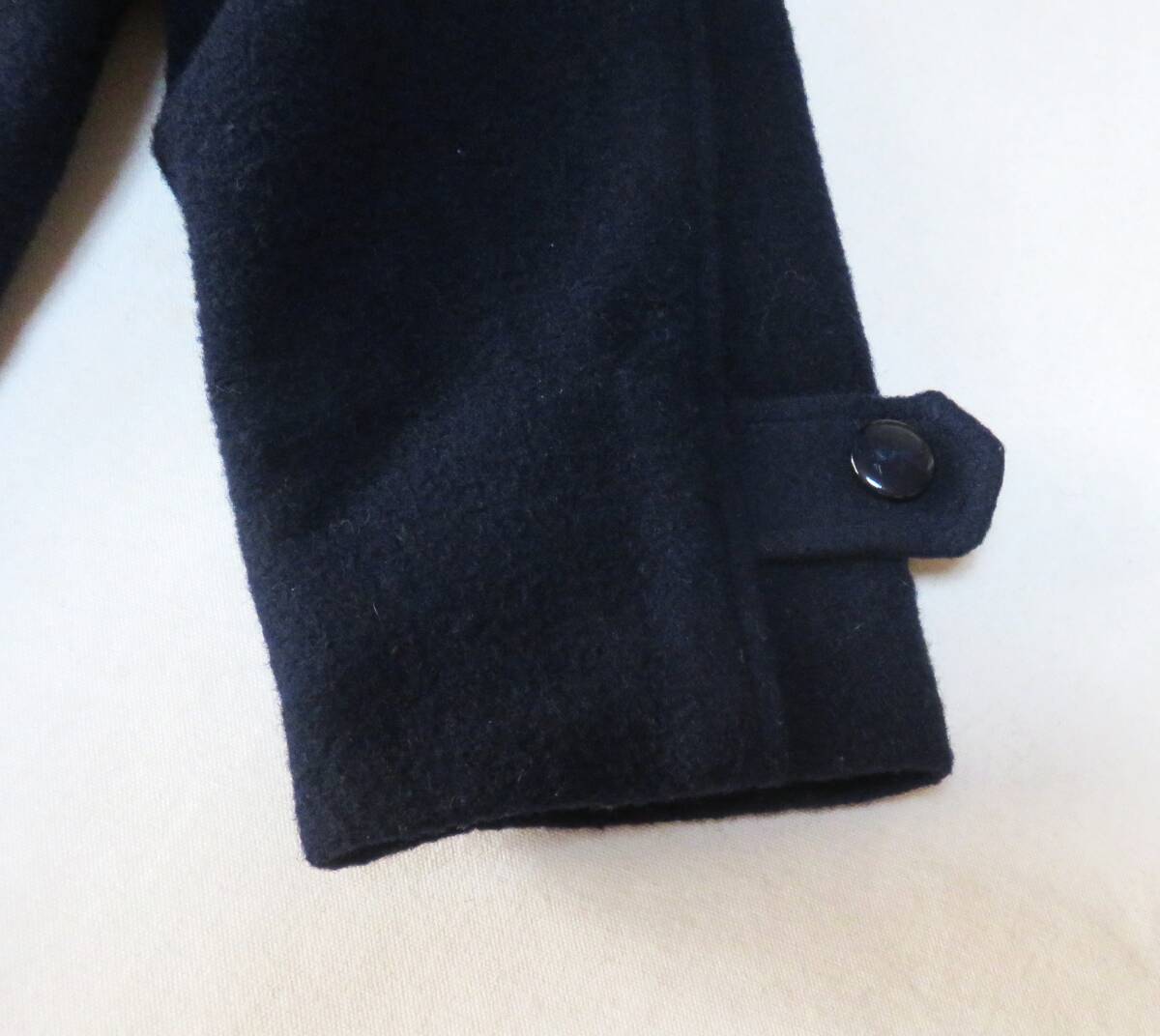* эпоха Heisei * использование незначительный товар *[ Vere накидка пальто темно-синий цвет (115A) 1 пункт ]