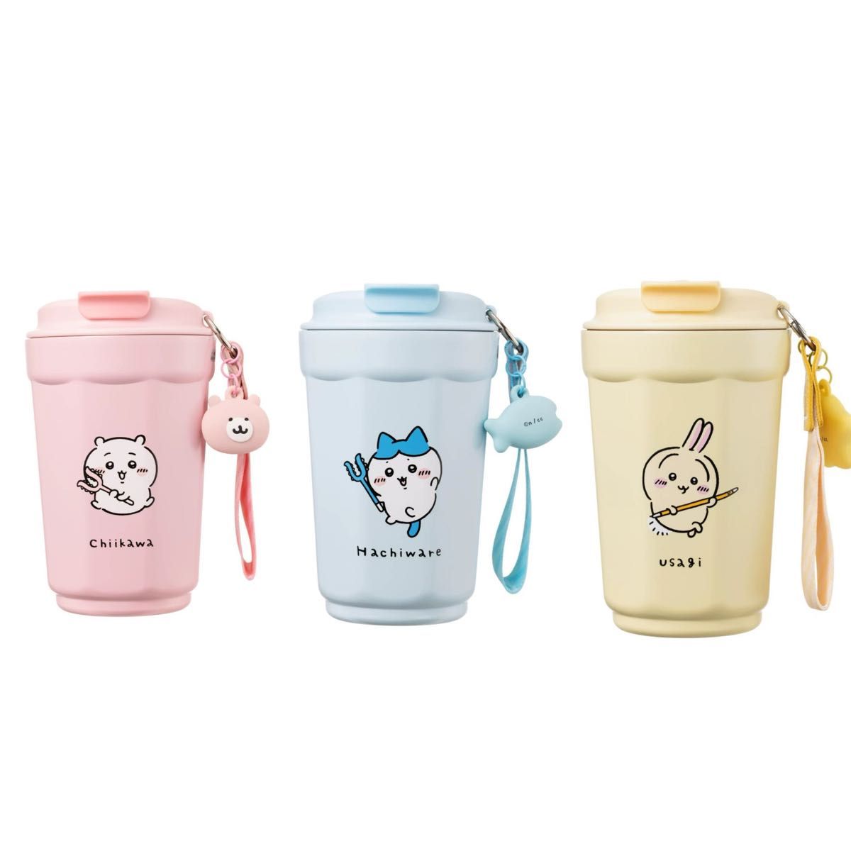 Chiikawaちいかわ+Hachiwareハチワレ+Usagiうさぎ タンブラー Chiikawaちいかわ+Hachiwareハチワレ+Usagiうさぎ タンブラー