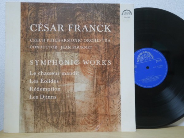 LP★CESAR FRANCK / Symphonic Works セザール・フランク The Czech Philharmonic Orchestra (チェコ盤)_画像1