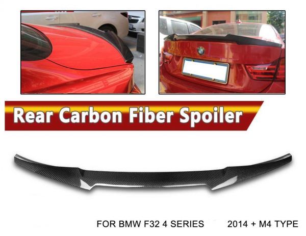 即決 BMW f32 f33 カーボン ファイバー リア トランク スポイラー 4シリーズ 2ドア カブリオーレ(0)_画像7