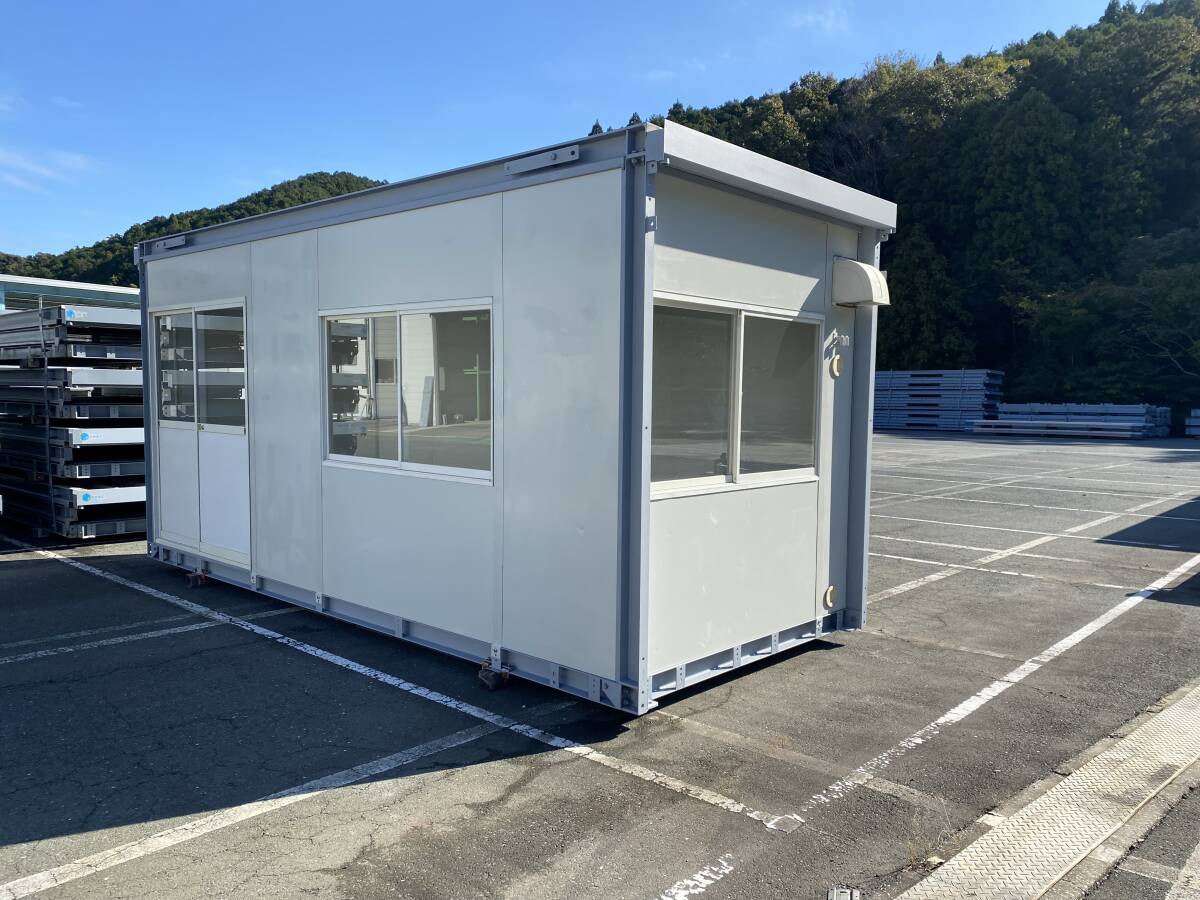 神奈川発】スーパーハウス コンテナ 物置 ユニットハウス 4坪 神奈川発】スーパーハウス コンテナ 物置 ユニットハウス 4坪