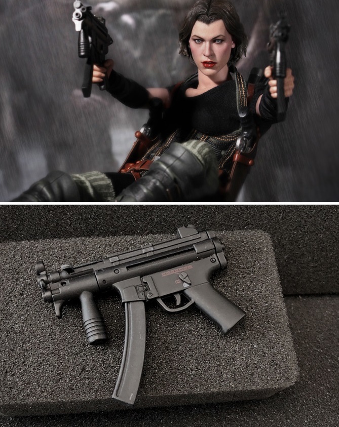 MP5K バイオハザード仕様 Yahoo!オークション - 1/6 クルツ MP5K サブマシンガン 銃