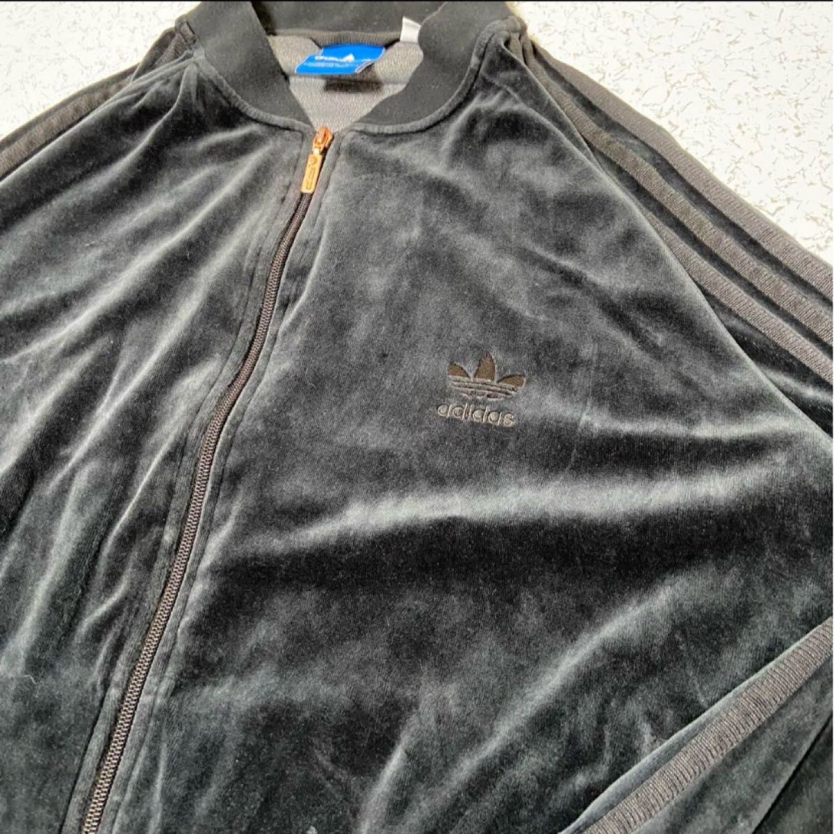 超希少 adidas ベロアトラックジャケット XL ATP 黒 常田大希 超希少 adidas ベロアトラックジャケット XL ATP 黒 常田大希