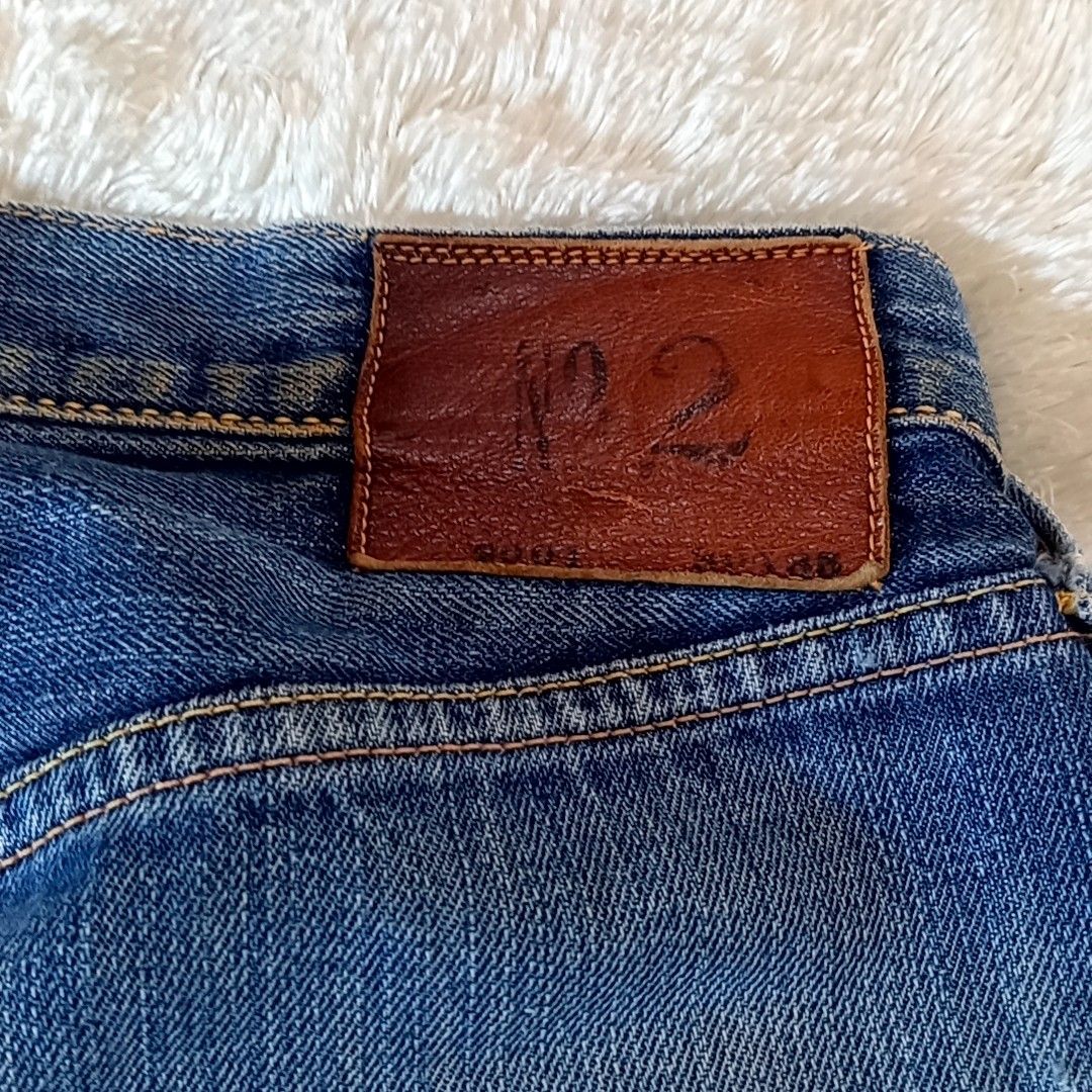 EVISU エヴィス 刺繍 カモメ グリーン W30 2001 日本製 No 2赤耳 EVISU エヴィス 刺繍 カモメ グリーン W30 2001 日本製 No 2赤耳