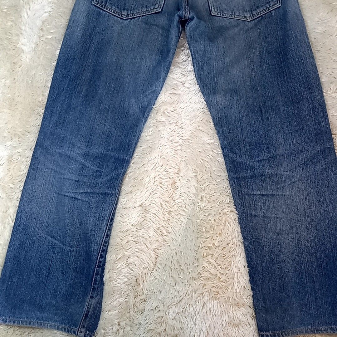 EVISU エヴィス 刺繍 カモメ グリーン W30 2001 日本製 No 2赤耳 EVISU エヴィス 刺繍 カモメ グリーン W30 2001 日本製 No 2赤耳