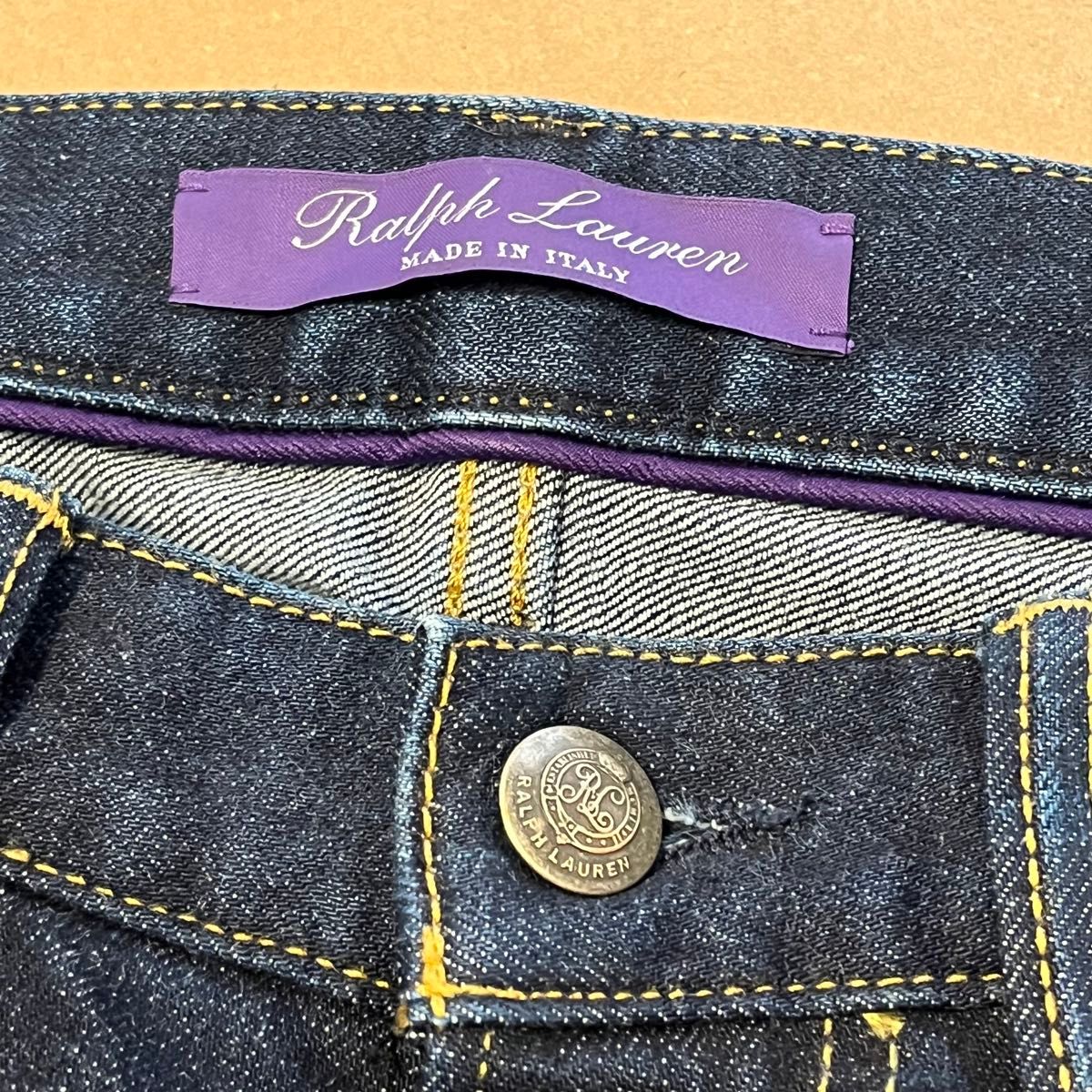 希少 Ralph Lauren Purple Label デニム ポニー刺繍 スリム 希少 Ralph Lauren Purple Label デニム ポニー刺繍 スリム