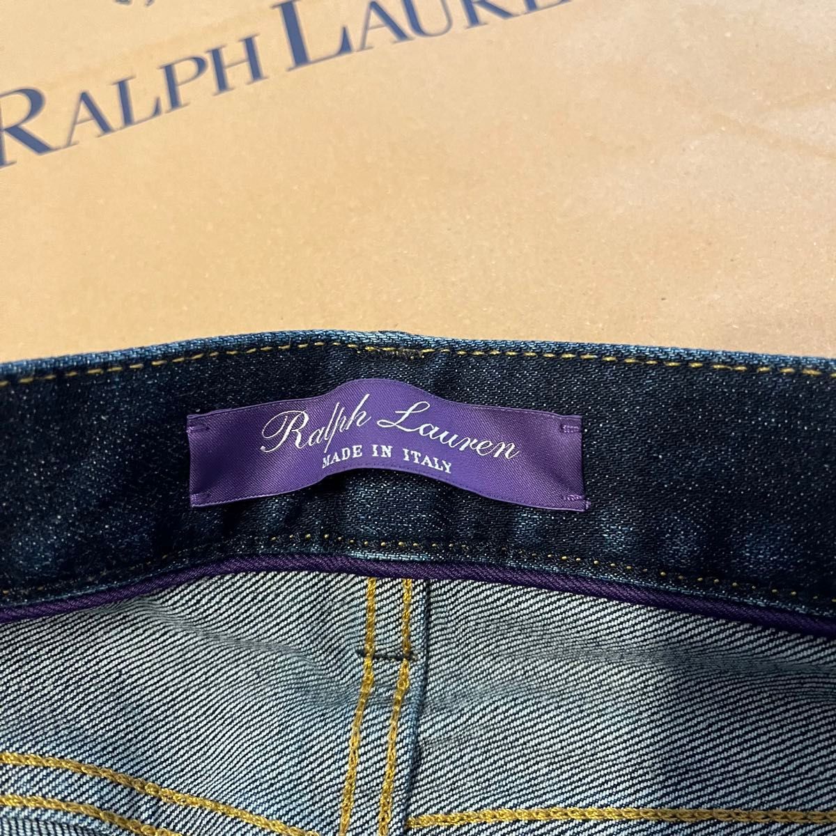 希少 Ralph Lauren Purple Label デニム ポニー刺繍 スリム 希少 Ralph Lauren Purple Label デニム ポニー刺繍 スリム