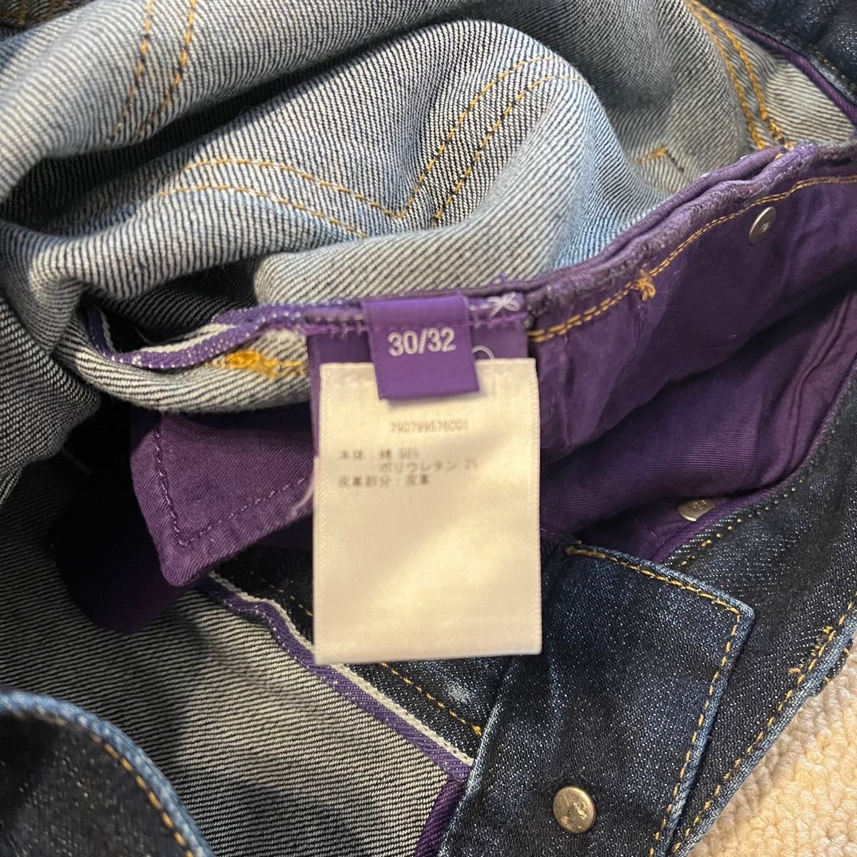 希少 Ralph Lauren Purple Label デニム ポニー刺繍 スリム 希少 Ralph Lauren Purple Label デニム ポニー刺繍 スリム