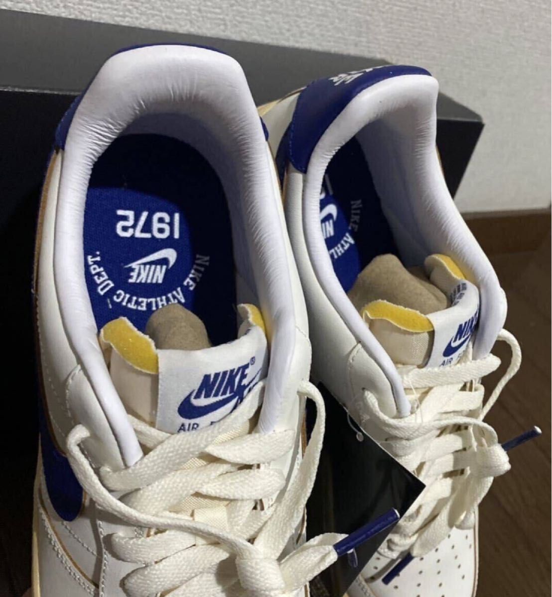 【26cm】NIKE ナイキAIR FORCE1エアフォース1AF1 Nikeナイキ Low AF1 SHADOW ロー　ユニバーシティブルーUNC NIKE AIR FORCE 1 MID QS WHITE⁄WHITE-MIDNIGHT NAVY-GUM YELLOW 21FA