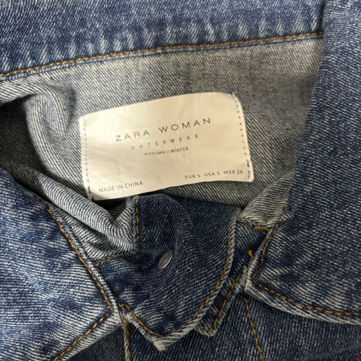 ZARA ザラ ニットスリーブ デニムジャケット ジージャン ZARA ザラ ニットスリーブ デニムジャケット ジージャン