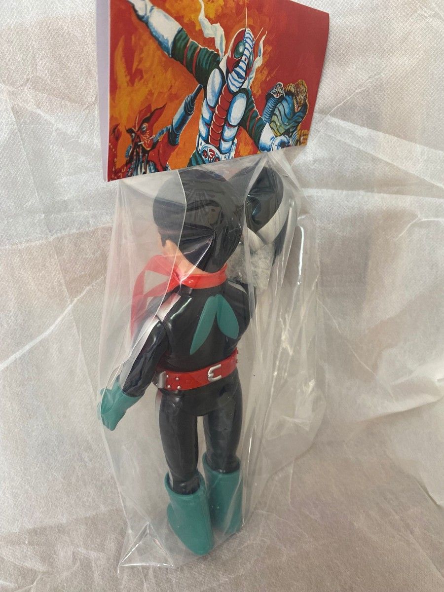 仮面ライダー 面取れ ソフビ 25㎝ 海外版 新仮面ライダー パチ 無版権 no.2 仮面ライダー 面取れ ソフビ 25㎝ 海外版 新仮面ライダー パチ 無版権 no.2