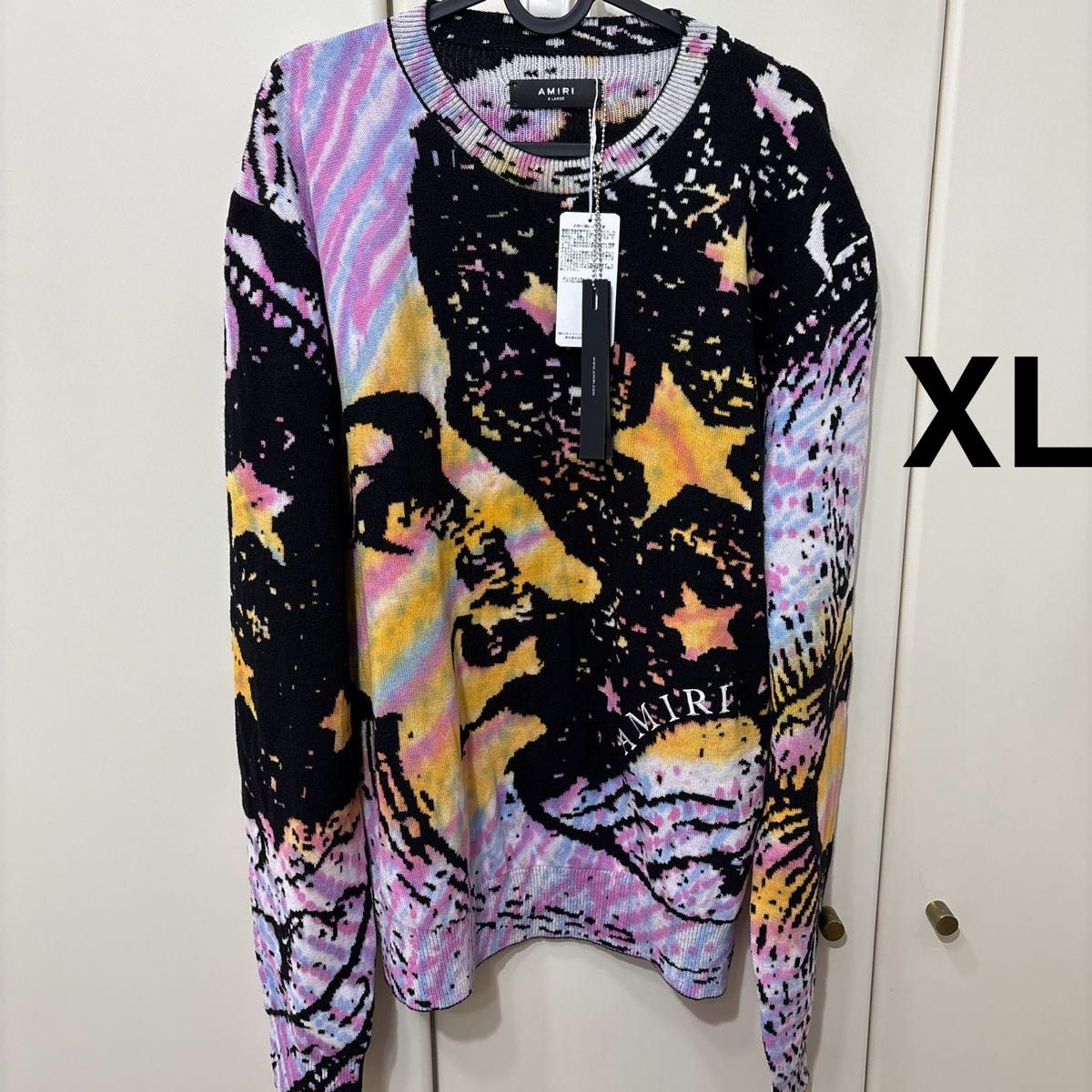 XLサイズ AMIRI TIE DYE MOON CREWNECK ニット