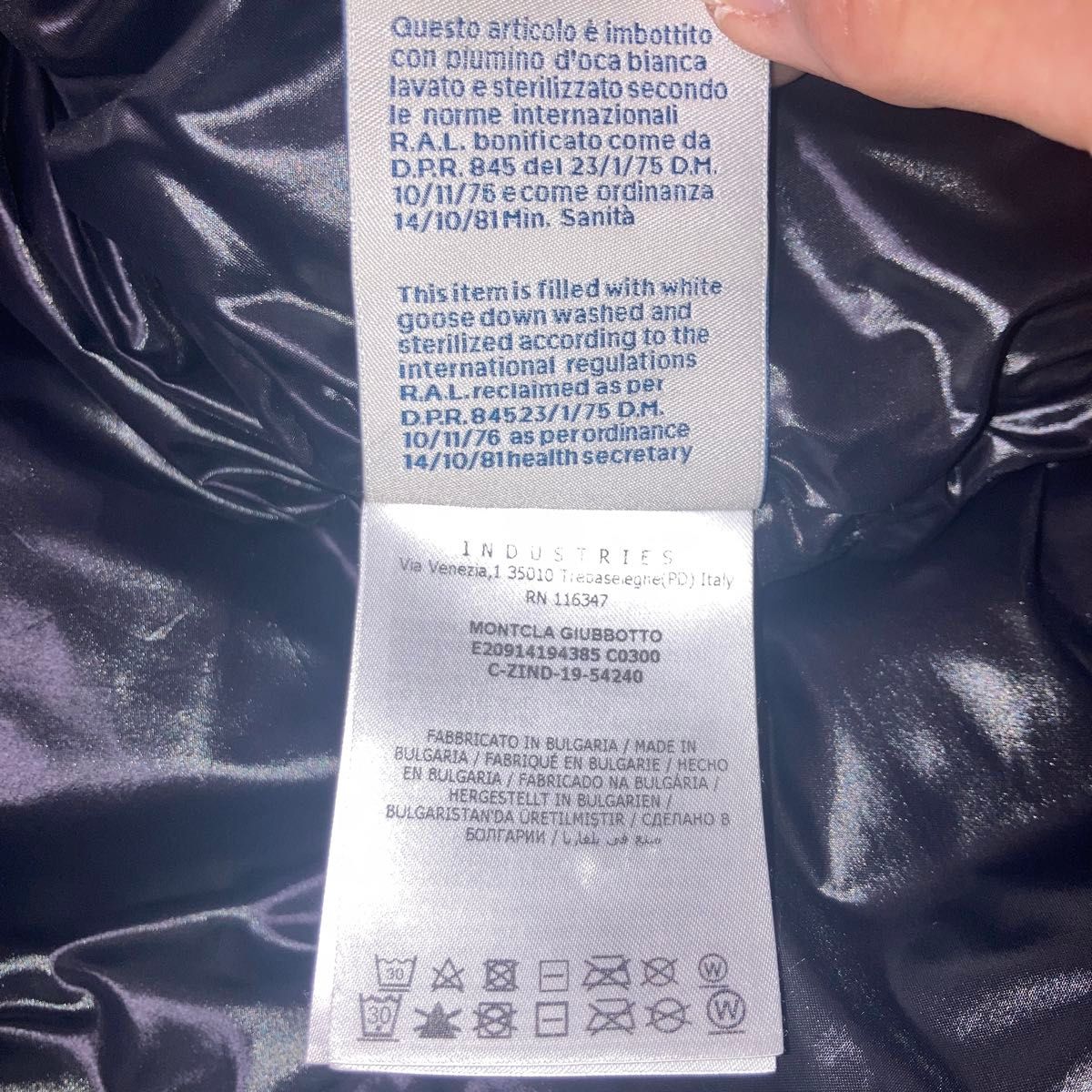 JPタグ MONCLER GIUBBOTTO モンクレール モンクラー サイズ3 JPタグ MONCLER GIUBBOTTO モンクレール モンクラー サイズ3