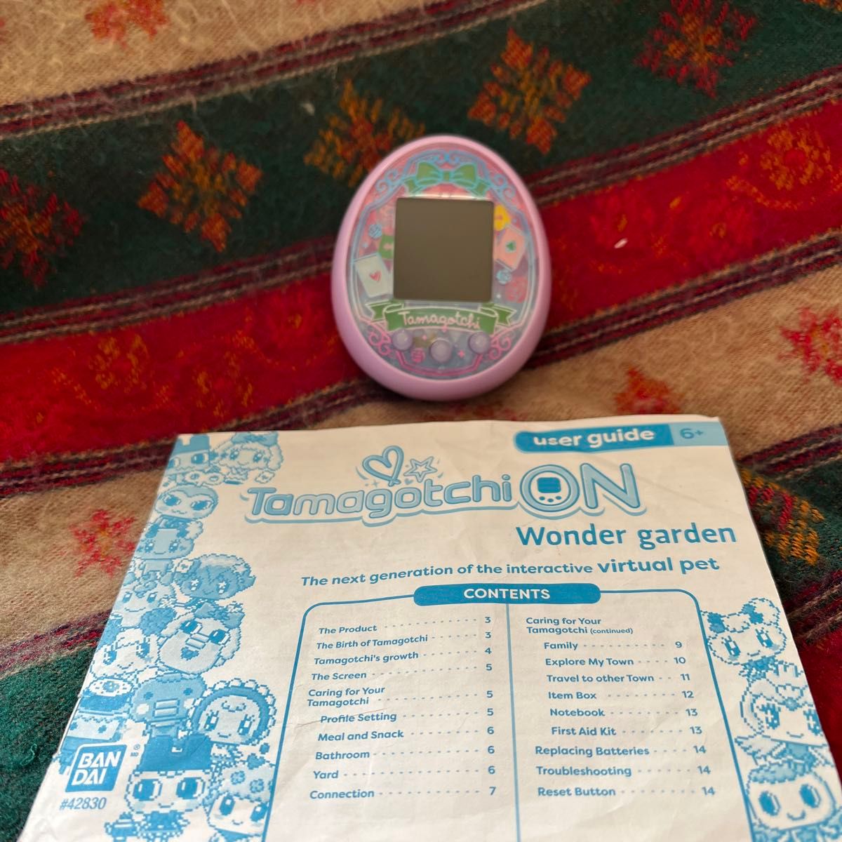 たまごっち ワンダーガーデン tamagotchi on 海外限定 パープル たまごっち ワンダーガーデン tamagotchi on 海外限定 パープル