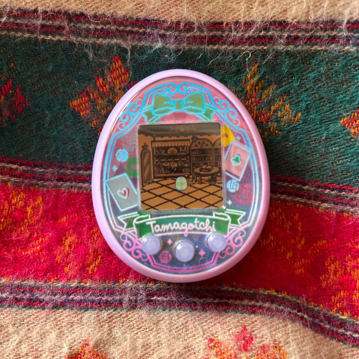 たまごっち ワンダーガーデン tamagotchi on 海外限定 パープル たまごっち ワンダーガーデン tamagotchi on 海外限定 パープル