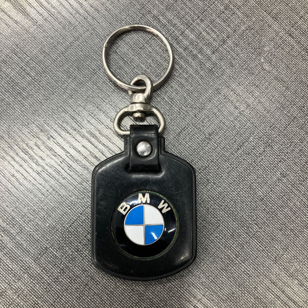 BMW 純正 BMWキーホルダー レザーキーホルダー 本革 黒 ブラック 72