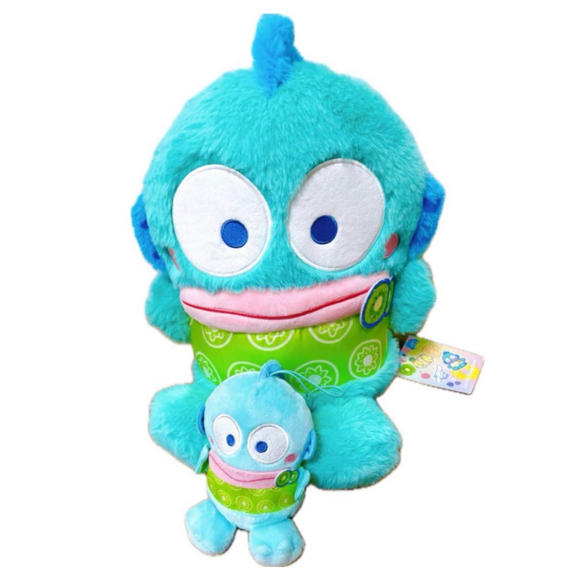 ハンギョドン ぬいぐるみ マスコット 2点セット キウイ フルーツ ハンギョドン ぬいぐるみ マスコット 2点セット キウイ フルーツ