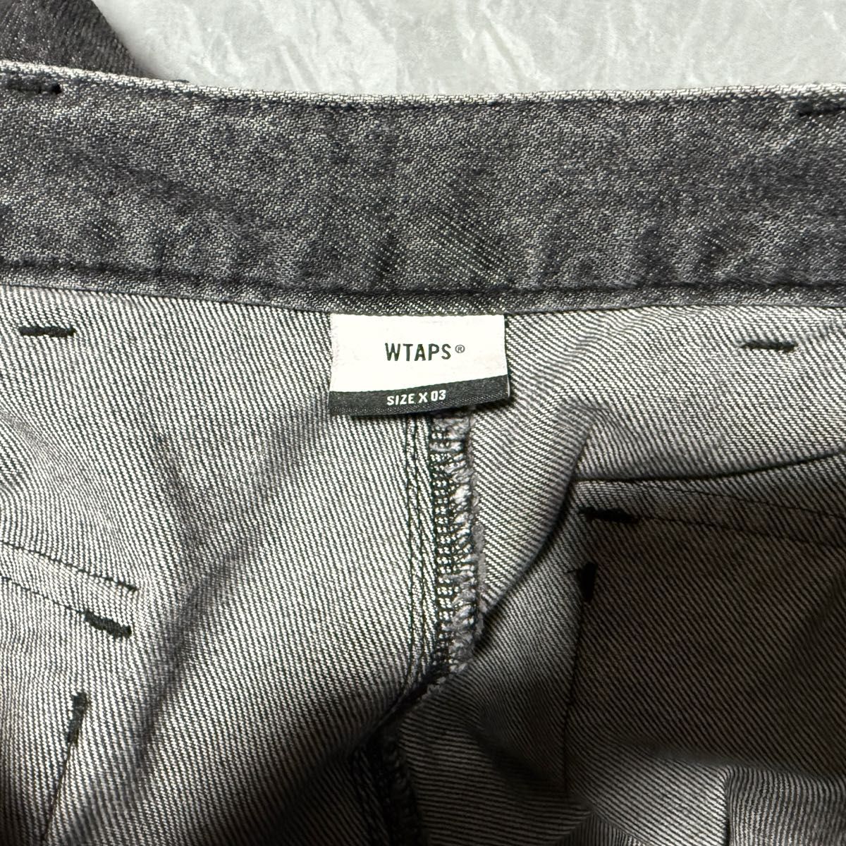 WTAPS 24SS MILT2301/TROUSERS/COTTON DENIM BLACK L デニム WTAPS 24SS MILT2301/TROUSERS/COTTON DENIM BLACK L デニム
