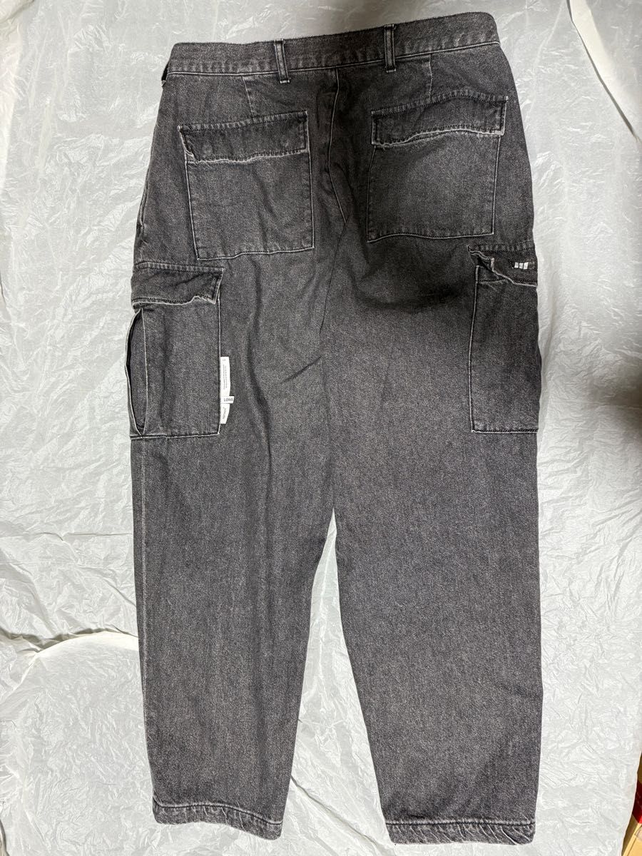 WTAPS 24SS MILT2301/TROUSERS/COTTON DENIM BLACK L デニム WTAPS 24SS MILT2301/TROUSERS/COTTON DENIM BLACK L デニム