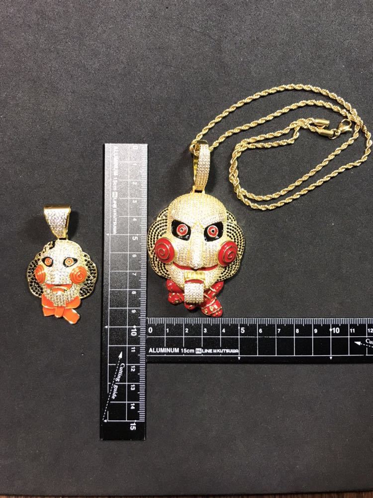 ゴールド BIGフェイス 6ix9ine SAW ジグソー ソウ ブリンブリン ゴールド BIGフェイス 6ix9ine SAW ジグソー ソウ ブリンブリン