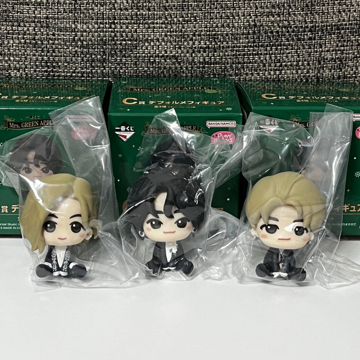 Mrs GREEN APPLE ミセス 一番くじ C賞 デフォルメフィギュア 3人 Mrs GREEN APPLE ミセス 一番くじ C賞 デフォルメフィギュア 3人