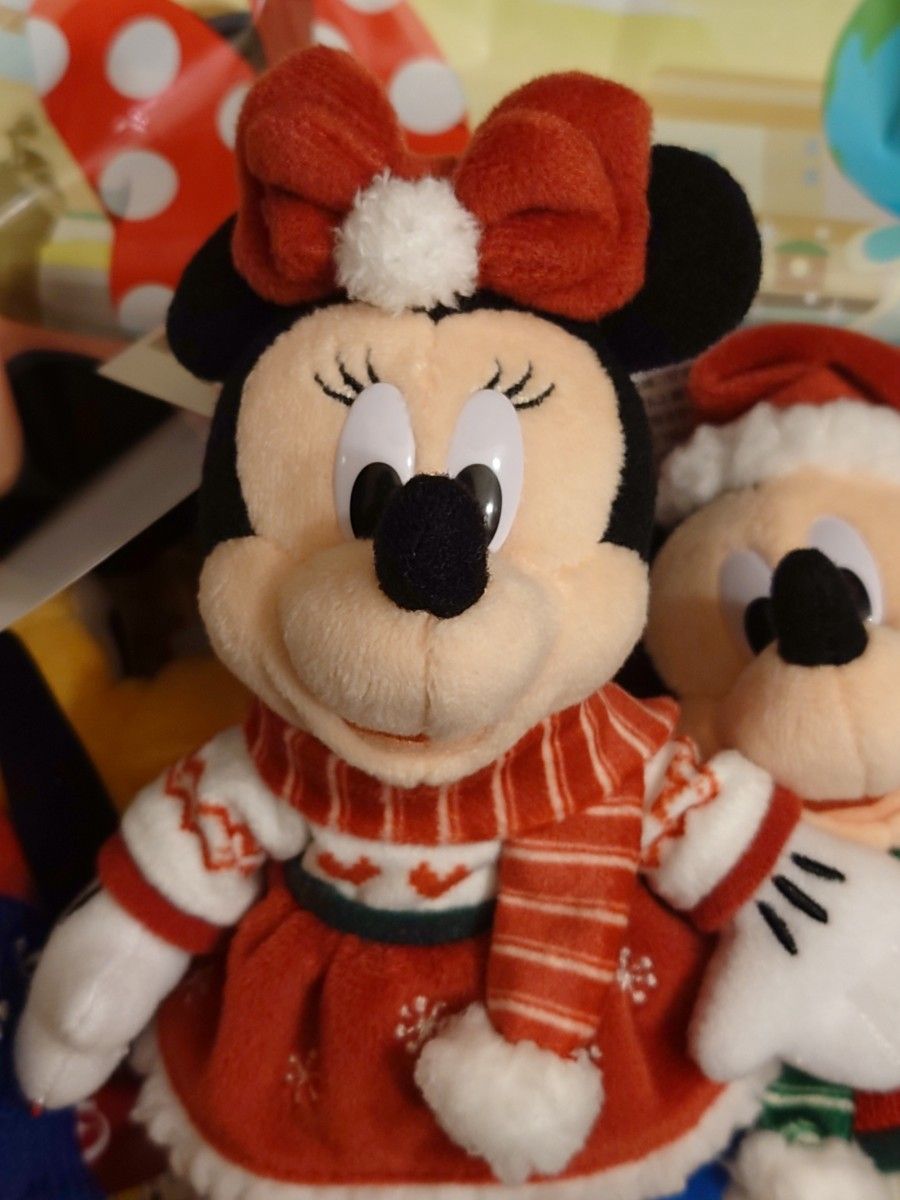ディズニー クリスマス ぬいぐるみバッジ 2024 ミッキー ミニー ディズニー クリスマス ぬいぐるみバッジ 2024 ミッキー ミニー